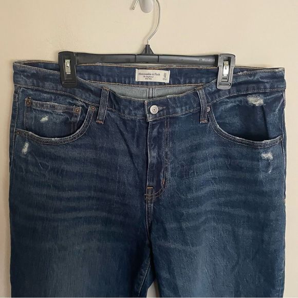 Abercrombie & Fitch Blue Boyfriend Jeans - Picture 8 of 12